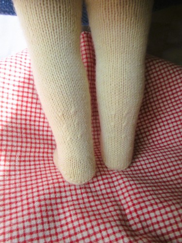 Puppenstrümpfe gestrickt - ,