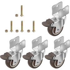 Möbelrollen U-Typ mit Bremse