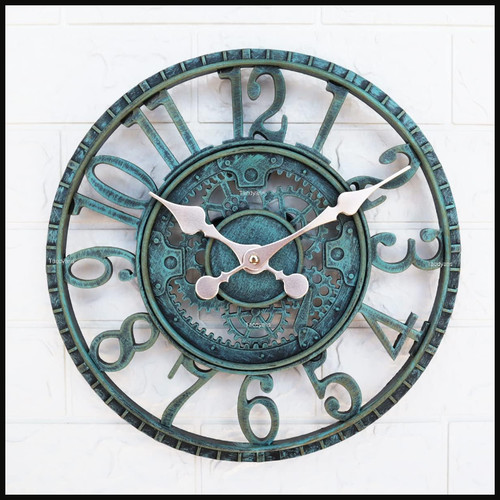 Wanduhr analog türkis für - wanduhr,