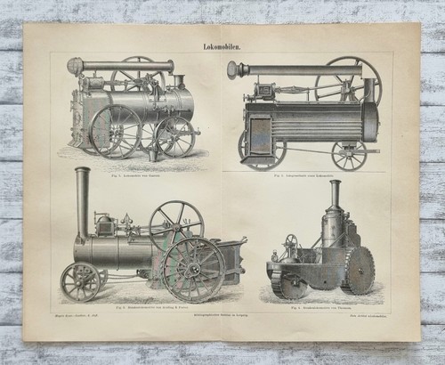 Lokomobile aveling thomson - lokomobile,
