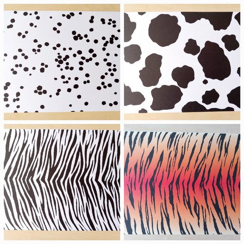 Bastelpapier tierfell - bastelpapier,