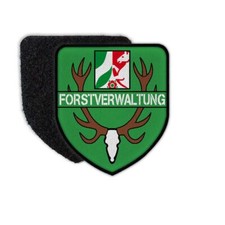Patch Forstverwaltung Förster Jäger Revier Aufnäher Wappen Abzeichen Wald #34921