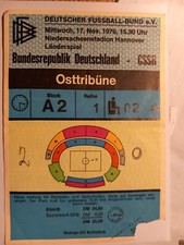 Ticket Eintrittskarte Fußball