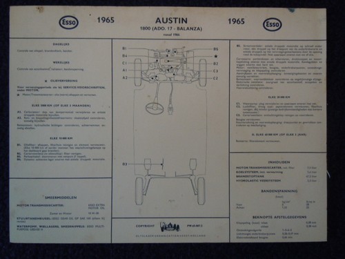 Austin 1800 balanza 1965 - balanza,