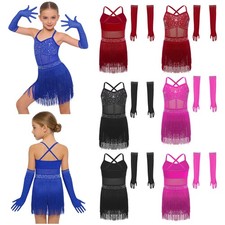 DE Kinder Tanzkleid Lateinisch