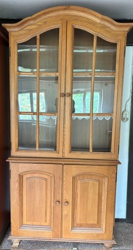 Vitrine bücherschrank mit - vitrine, /