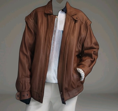 Lederjacke braun - lederjacke,