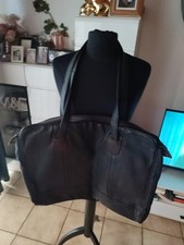 Leder Schwarz Braun Riesig Tasche