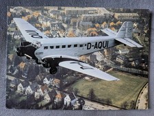 AK Berlin Tempelhof Flugzeug Junkers Ju 52 D-AQUI