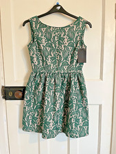 Zara Woman Kleid Grün Spitze