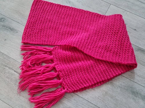 Strickschal mit fransen h - ~, h&m