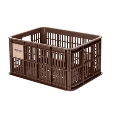 Basil Fahrrad Transportkorb Kiste Crate S Klein Kunst.17.5L Braun Transport Neu