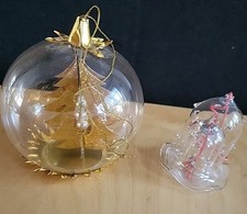 Weihnachtsschmuck, für Tannenbaum,  2 Teile 