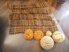 Herbst deko aus Holz Kugeln