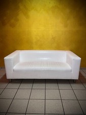 LEDERCOUCH WEISS GEBRAUCHT