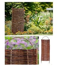 Weidenzaun SPANISCHE WAND Sichtschutz von WEIDENPROFI Zaun Weide Gartenzaun