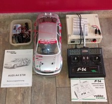 Graupner racing 5050 AUDI A4 STW & robbe Futaba F-14 & CHARGE TERMINAL PRO USW.