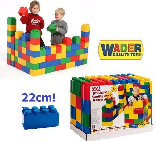 Wader klocki xxl cegły - wader,