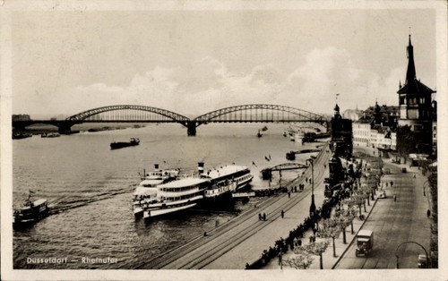 Düsseldorf rhein - ak,
