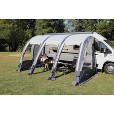 Deiwo Vorzelt aufblasbar 390x235cm Camping Seitenzelt Wohnwagen Wohnmobil Zelt