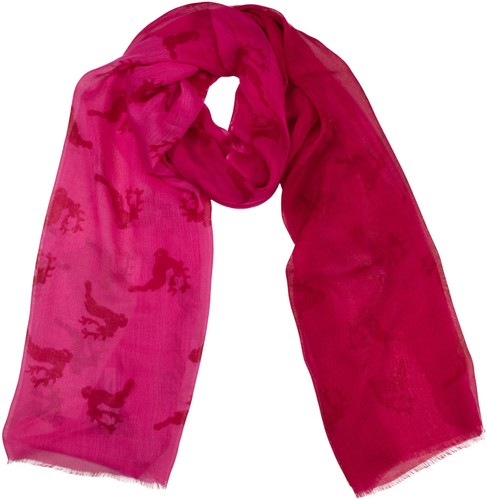 Trachtenschal magenta pink - trachtenschal,