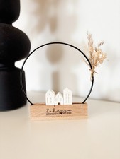 Dekoring für Zuhause Fensterbank Haus Trockenblumen