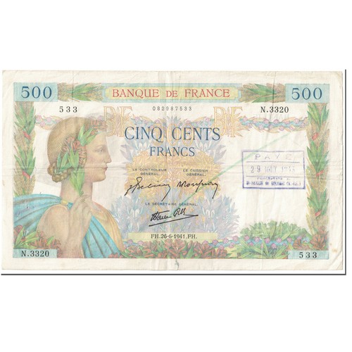 Frankreich 500 francs la - 500,