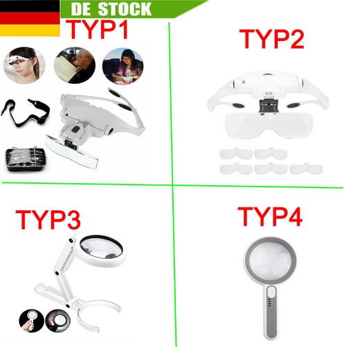 Led stirnlupe kopflupe - stirnlupe,