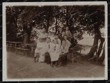 Vintage Photo -1909 -Plau am see-Ludwigslust-Parchim-Rastplatz  See-Happy Family