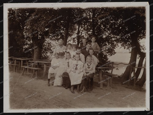 Vintage photo 1909 plau am - photo,