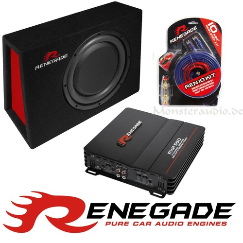 Renegade set flach - 1, flach-subwoofer