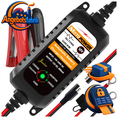 Automatisches ladegerät 12v - automatisches,
