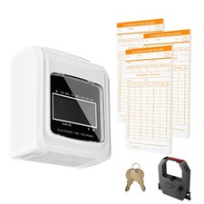 Stechuhr Stempeluhr Zeiterfassung Mitarbeiter 102 Zeitkarten Pin-Druck