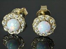 585 Gold  kleine Ohrstecker  1