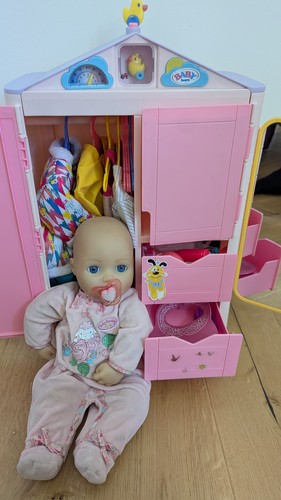 Baby born kleiderschrank - born, +