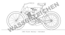 Zeichnung - 1903 Harley