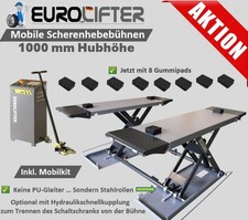 Mobile Kurzhub Scheren Hebebühne 1m  in 230 V EASY-LIFT  M 2800 Steinbock