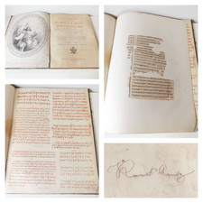 1861 Signed FAC-SIMILES of THE