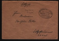 Bahnpost Reichenberg-Lobositz Feldpost 1944