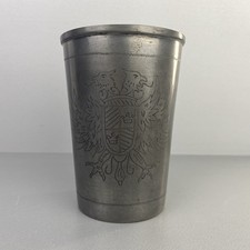 Massiver Zinn-Becher mit