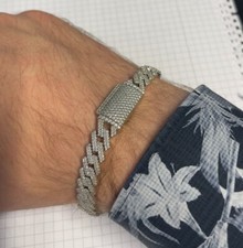 Moissanite 925 Silber Armband