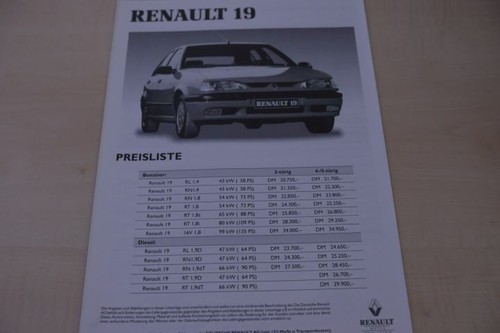 205187 renault inkl 16v - 19, inkl.