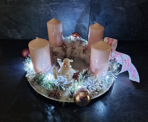 Künstlich adventskranz - künstlich,