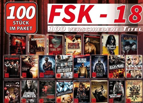 Filmpaket diverse titel 100 - diverse,