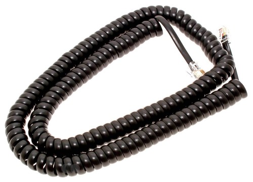 Telefonhörer spiralkabel - 4m,