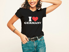 Damen shirt love germany - t-,