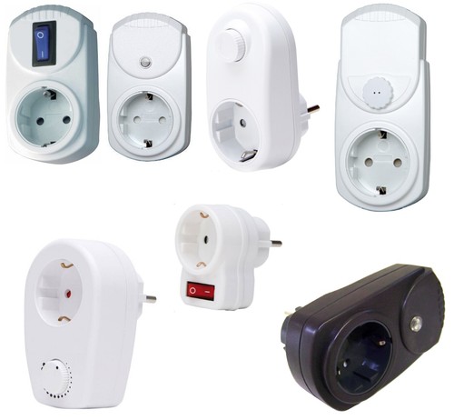 Zwischenstecker mit schalter - mit,