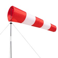 HQ Windspiel Windsock Airport 150 cm Garten Dekoration Wetterfahne Windsack
