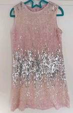 Paillettenkleid Etuikleid Gr. 122/128