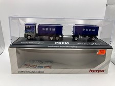 Herpa 1/87 189613 Renault Magnum PREM Abrollhängerzug Rosner Airbrush OVP #K252